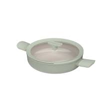 BergHOFF Casseruola antiaderente con coperchio Balance Sage 26cm