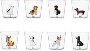 Ichendorf Milano Dogs Tumbler Golden Retriever in Vetro Borosilicato