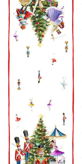 Tessitura Toscana Telerie -Runner Schiaccianoci 45X170CM