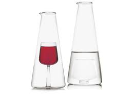 Ichendorf Milano Inbottiglia Decanter Acqua con Bicchiere H27 cm