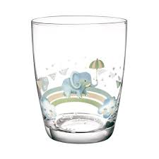Villeroy & Boch - Boho kids Walk like an elephant bicchiere per bambini, set di 2 bicchieri, bicchieri per bambini, cristallo