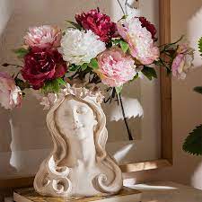 EDG Enzo De Gasperi Peonia Ramo con Foglie Ass. H 58 Cm Pianta Artificiale Bianco 1 Pz