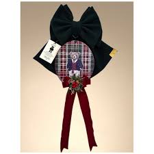 Madame Fioccò Fioccò verde bosco Lord con medaglione tartan H 30 cm