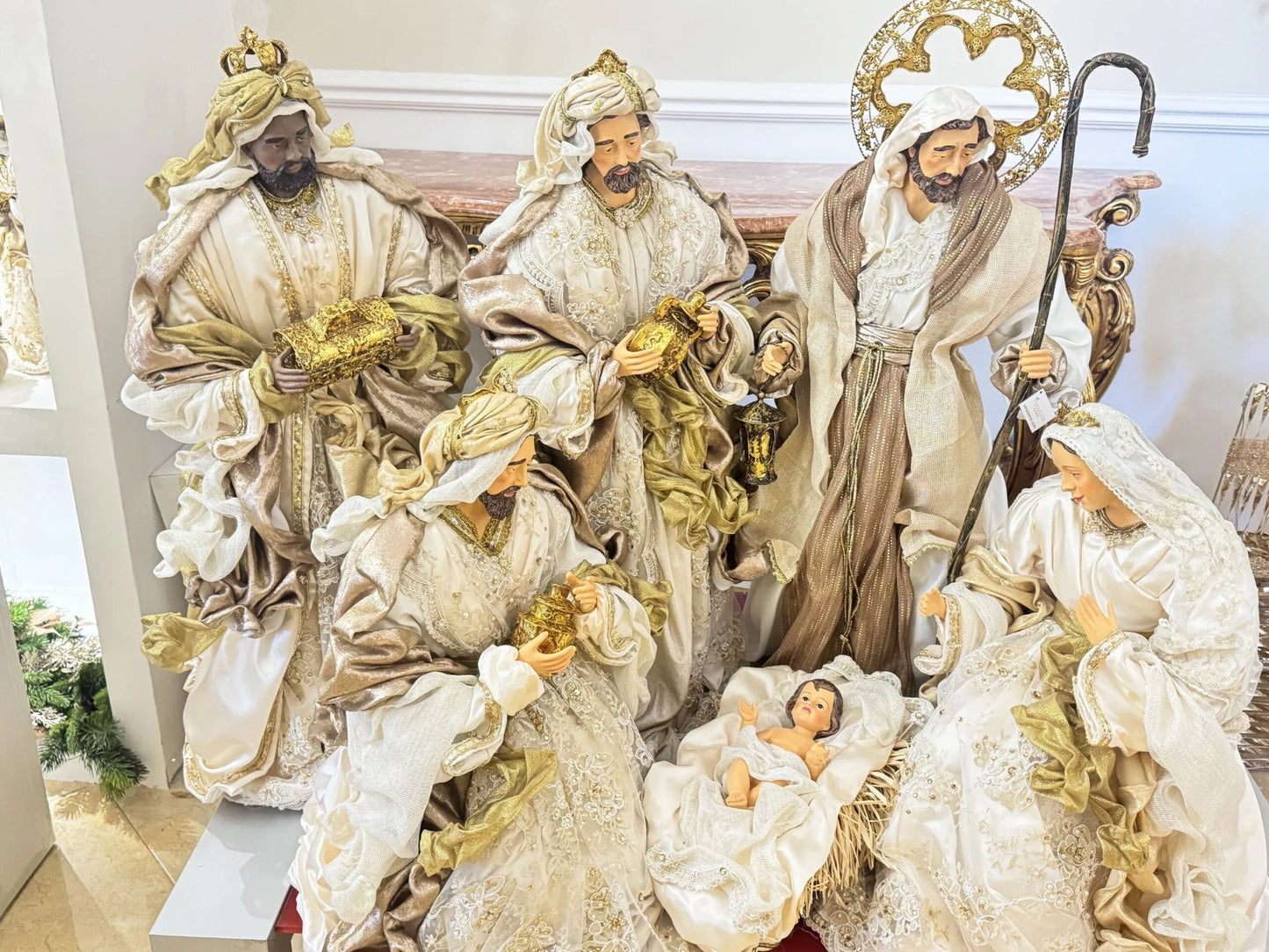 Fiori di Lena Presepe Set 6 pz. Fiori di Lena h.36 cm.