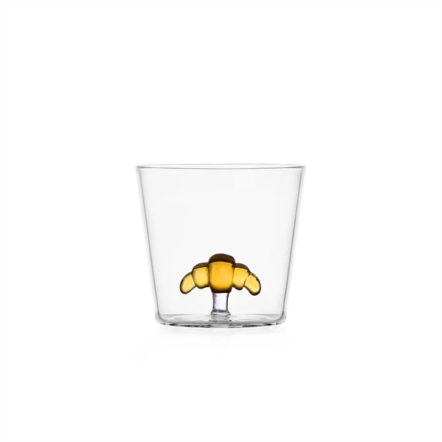 Ichendorf Milano Patisserie Bicchiere Tumbler Croissant in Vetro