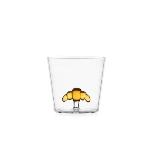 Ichendorf Milano Patisserie Bicchiere Tumbler Croissant in Vetro