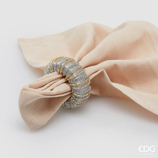 EDG Enzo De Gasperi Portatovaglioli Luxury Rotondo D 6 Cm Gold