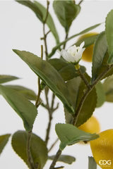 EDG Enzo De Gasperi Limone con Vaso e Foglie x6 Pianta Artificiale H 60 Cm