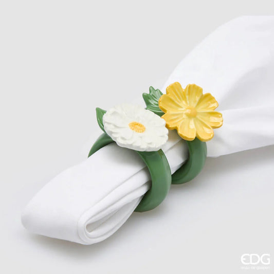 EDG · Enzo De Gasperi · Portatovagliolo Fiore · 1 pz