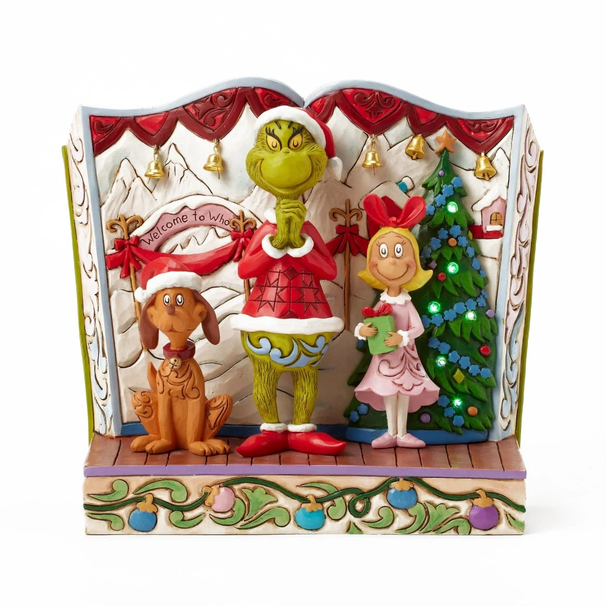 Disney Traditions Enesco Grinch Libro di Storybook