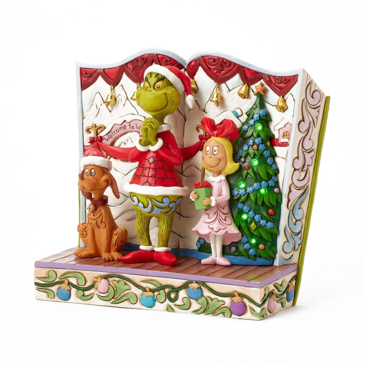 Disney Traditions Enesco Grinch Libro di Storybook