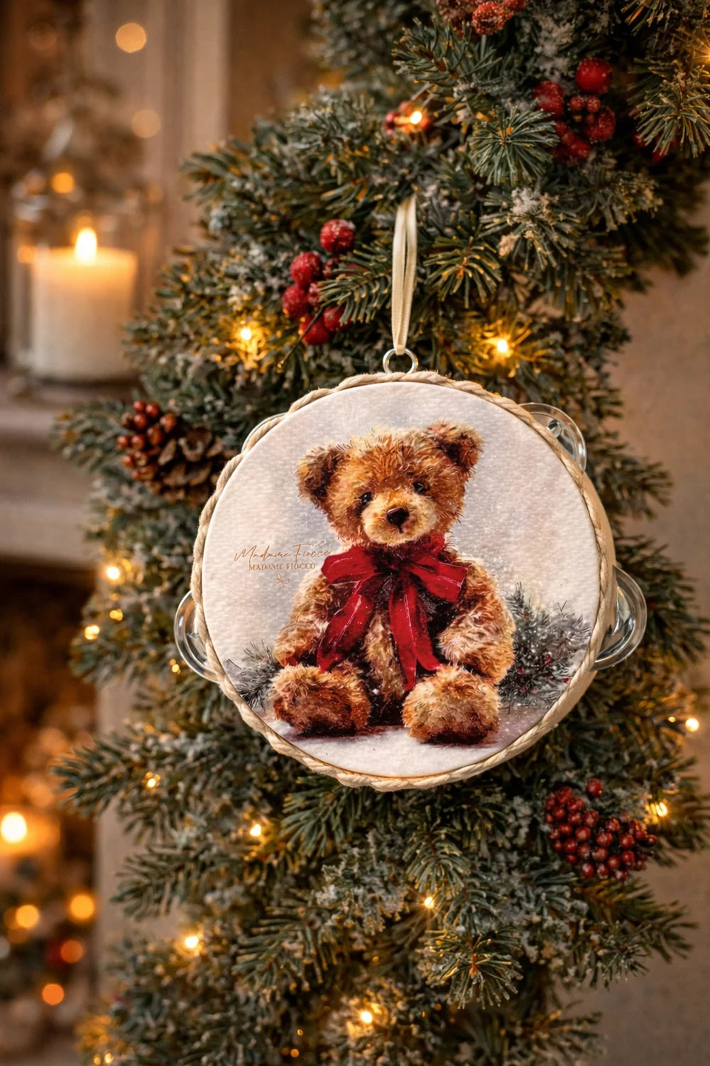 Madame Fioccò | Tamburelli Dolce Teddy Natalizi 10CM