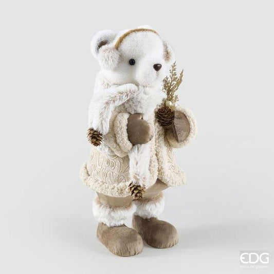 EDG Enzo De Gasperi | Decoro Natalizio Orso con Sciarpa