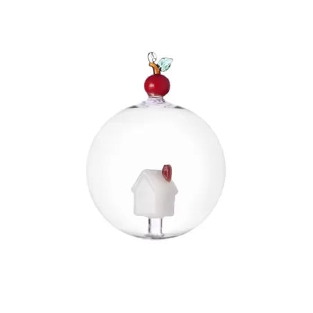 Ichendorf Milano Apple Pallina di Natale casa-mela in Vetro Borosilicato