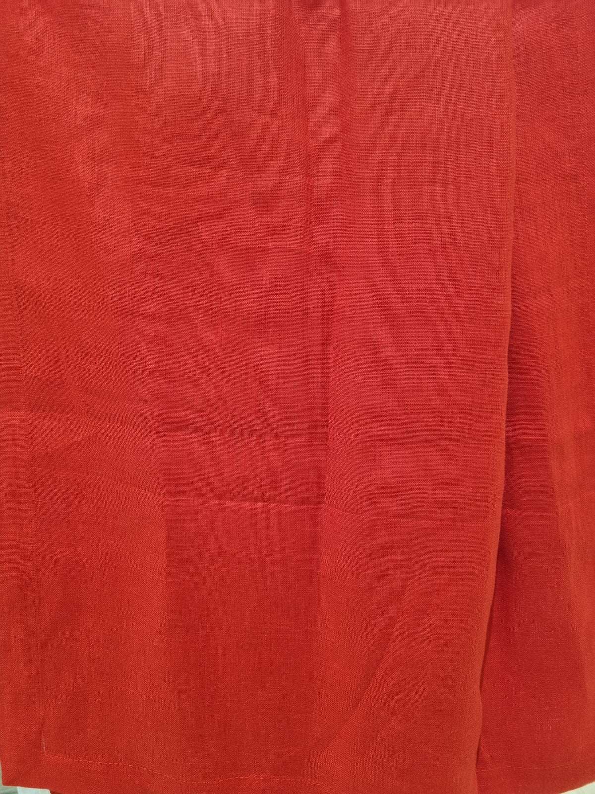Teleria Tessitura Toscana TIZIANO Runner tinta unita Rosso 45x170 CM