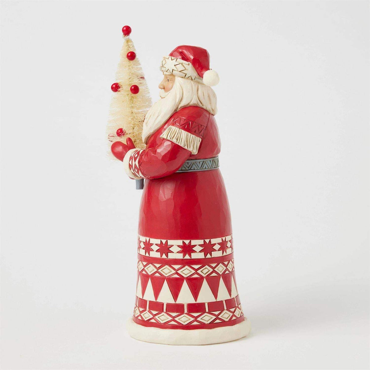 Jim Shore Enesco Nordic Santa con l'albero di Sisal