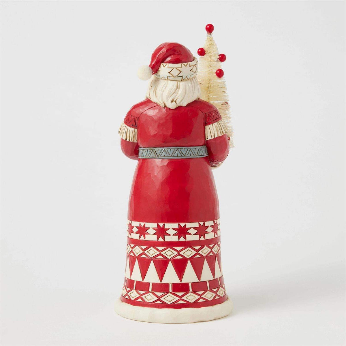 Jim Shore Enesco Nordic Santa con l'albero di Sisal