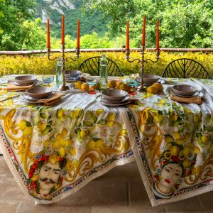 Tessitura Toscana Telerie Strofinaccio Zagara Donna Crema Cm 50x70