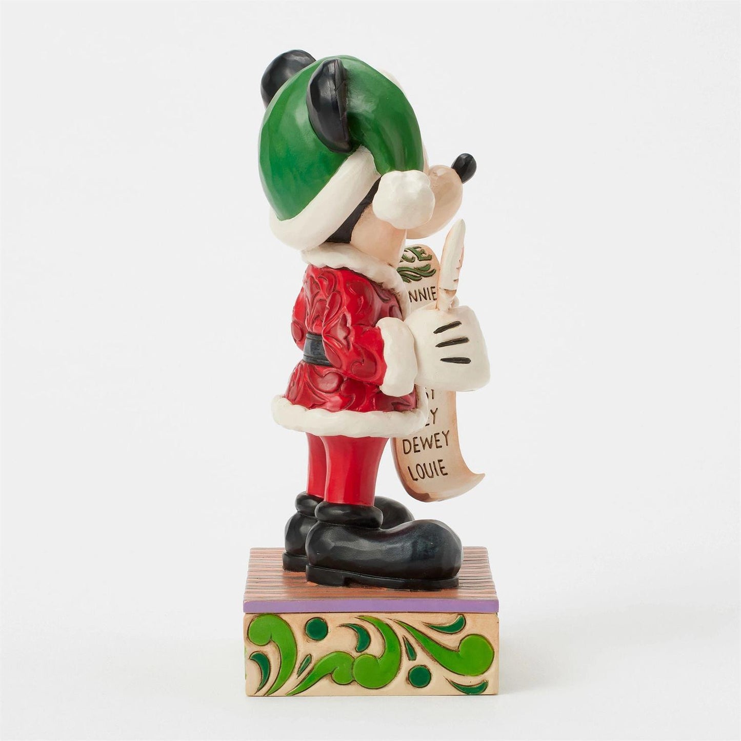 Statuetta Topolino Babbo Natale Con Lista - Disney Traditions
