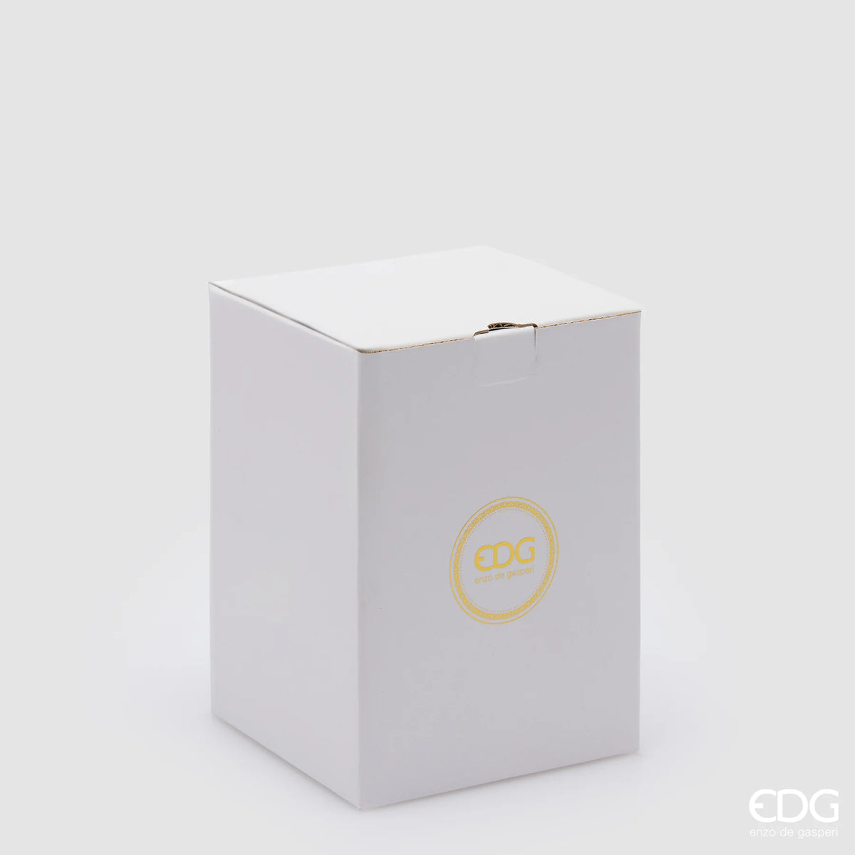 EDG Enzo De Gasperi Contenitore Micro Quadretti Bombato H14,5 cm Verde