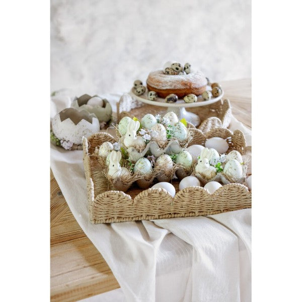 Blanc Mariclo Set/6 Decoro Uovo Di Pasqua Ass.