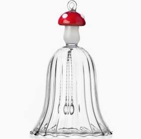 Ichendorf Collezione Alice Christmas Edition campana fungo rosso