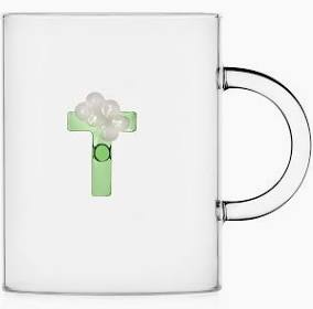 Ichendorf Collezione Greenwood Alfabeto Fiorito Lettera T Mug