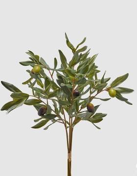 EDG Enzo De Gasperi Mazzetto di Olivo con frutti 6 ciuffi H41 cm
