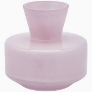 EDG Enzo De Gasperi Vaso Rotondo con Collo H20 cm Rosa
