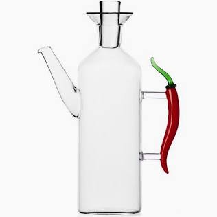 Ichendorf Milano Vegetables Oliera con Manico Peperoncino in Vetro Borosilicato