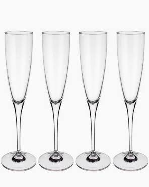VILLEROY & BOCH - Maxima Calice da Champagne Spumante Set 4 Pezzi 150ml Cristallo