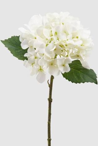 EDG Enzo De Gasperi Ramo di Ortensia Nobile New H70 cm Bianco