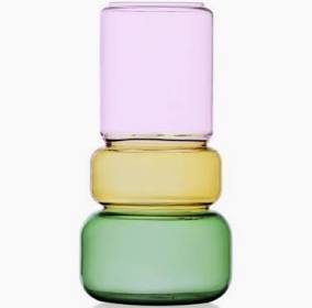 Ichendorf Revolve vaso rosa-ambra-verde h. 25 cm. by Brian Sironi