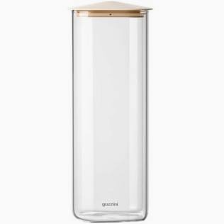 GUZZINI Barattolo Rettangolare Fresh & Style 2.100 Ml Vetro Tappo Beige