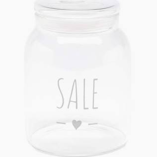 Nuvole Di Stoffa BARATTOLO IN VETRO BOROSILICATO SALE 1300 ML