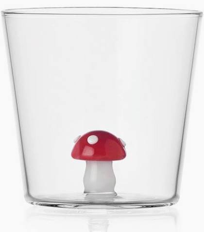 Ichendorf- Bicchiere Tumbler Alice fungo rosso