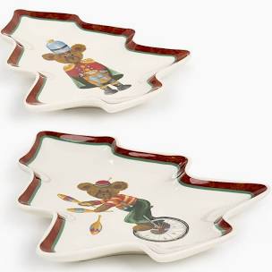 Nuvole di Stoffa Set 2 vassoi albero Bear wonderland