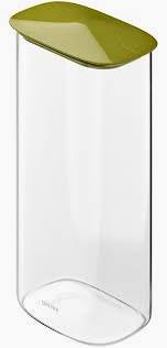 GUZZINI Barattolo Rettangolare Fresh & Style 2.100 Ml Vetro Tappo Verde