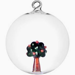 Ichendorf Milano Red Apple Pallina di Natale Melo in Vetro Borosilicato