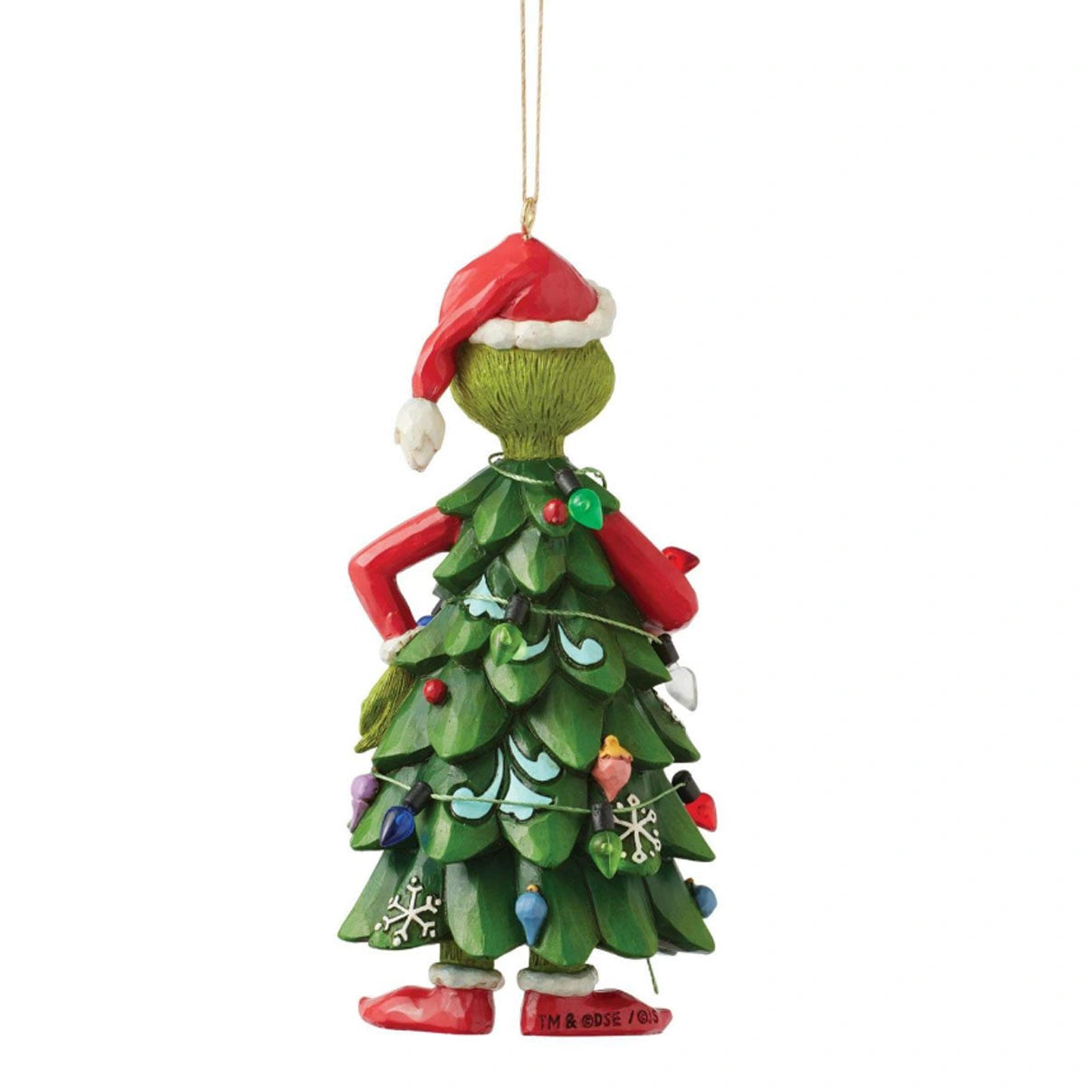 Disney Traditions Enesco Statuetta Grinch vestito da Albero di Natale 13 cm
