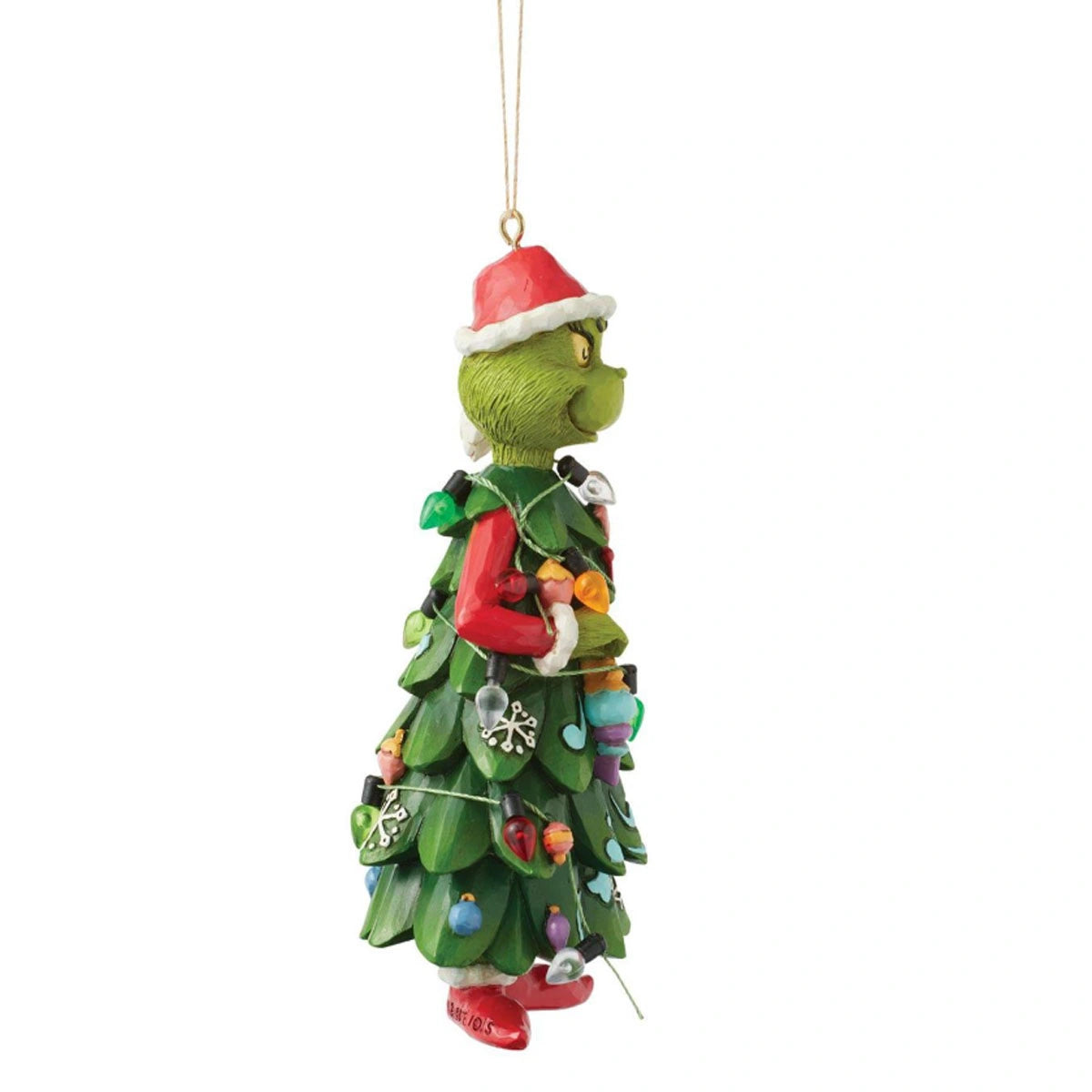Disney Traditions Enesco Statuetta Grinch vestito da Albero di Natale 13 cm
