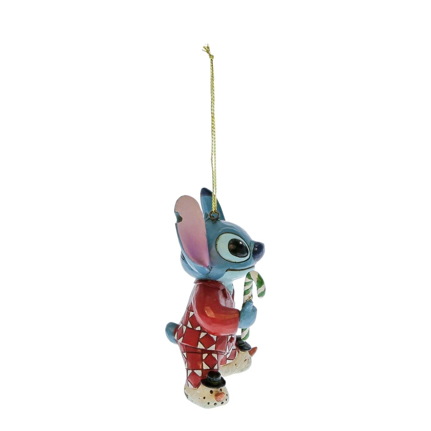 Statuetta Decorazione Da Appendere Natale Stitch In Pajamas - Disney Traditions
