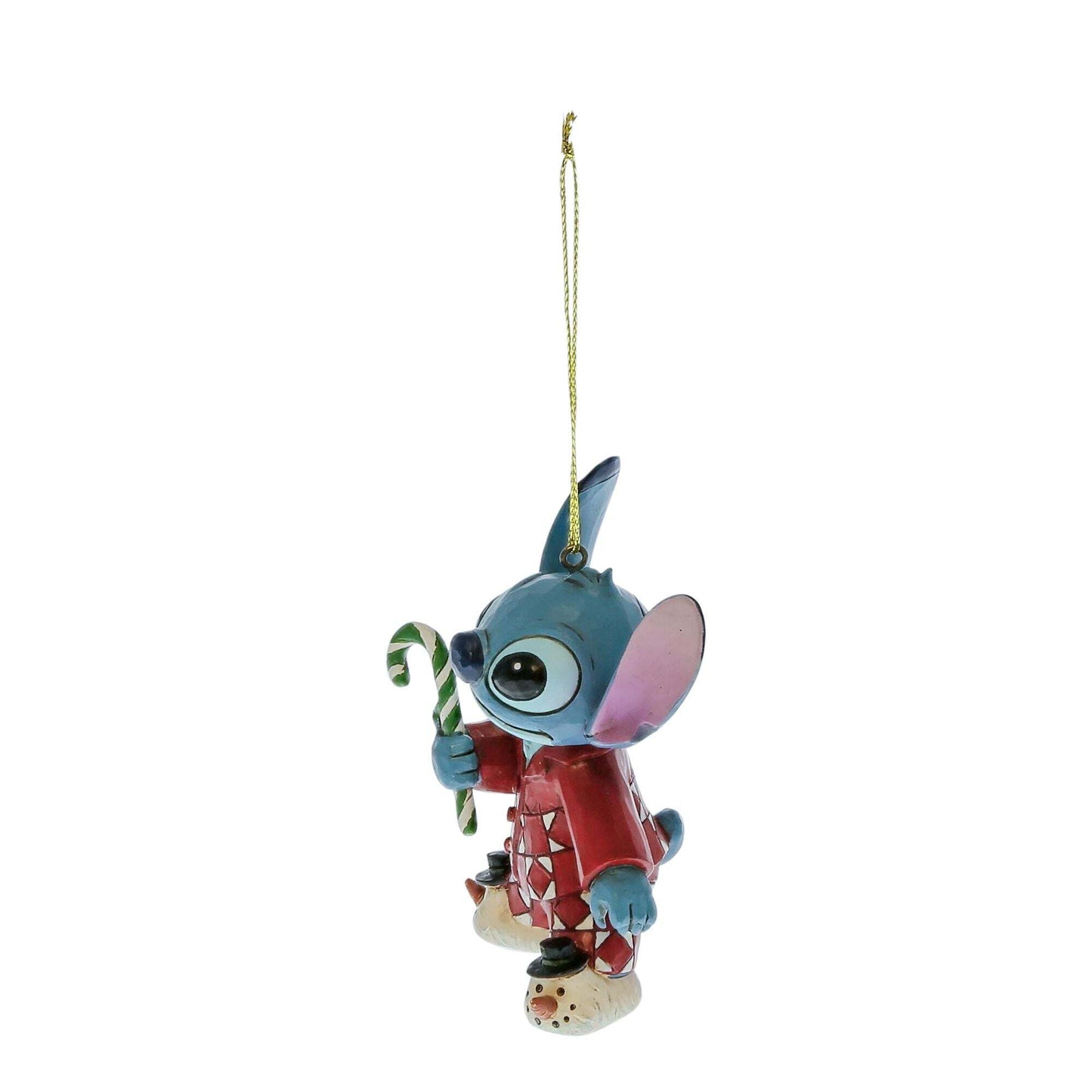 Statuetta Decorazione Da Appendere Natale Stitch In Pajamas - Disney Traditions