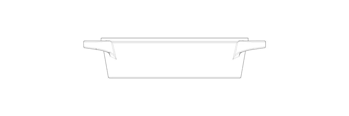 Luchetti -K360 – Tegame antiaderente Ø 24 cm in alluminio pressofuso