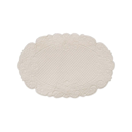 Tovaglietta ovale 20x30 cm Blanc Mariclò