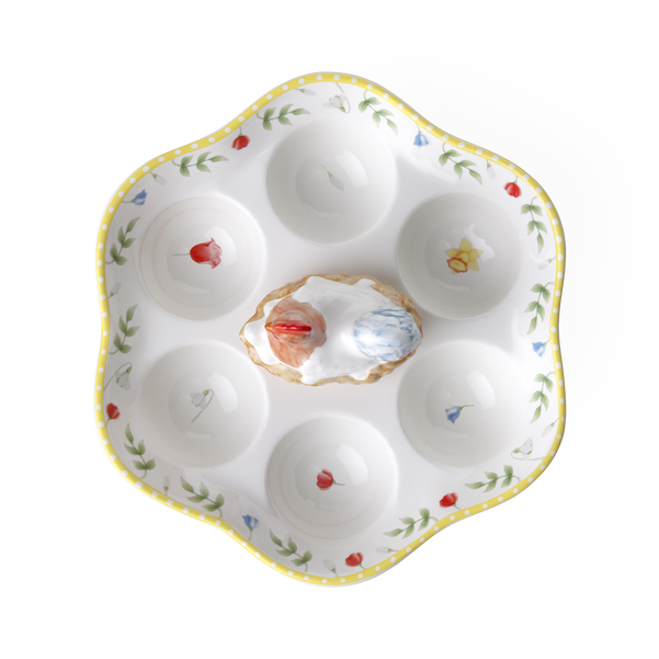 Piatto Uova Gallo e Gallina Spring Awakening Villeroy & Boch