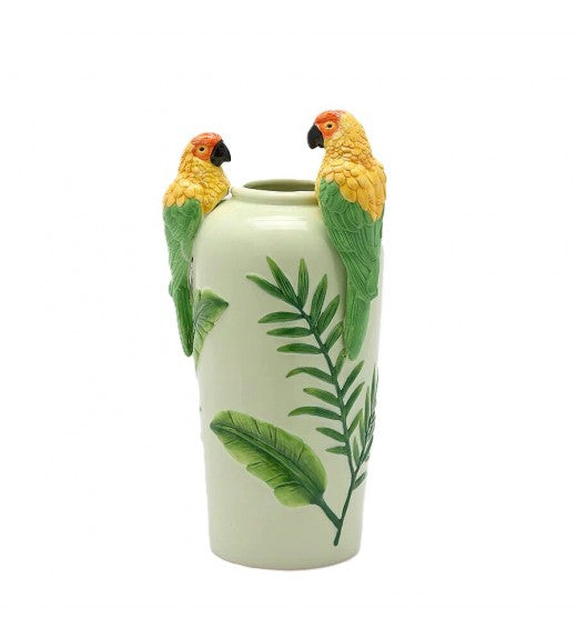EDG Enzo De Gasperi  VASO PAPPAGALLO ROTONDO H39CM -